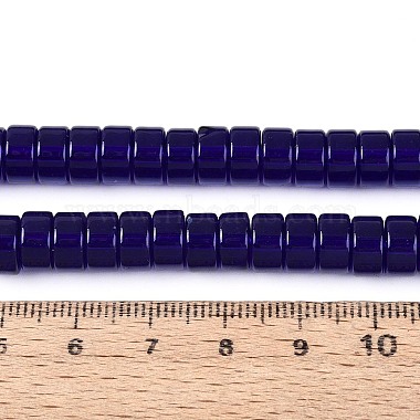 透明なガラスビーズストランド(GLAA-N026-4x8mm-T05)-4