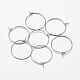 316 Surgical Stainless Steel Hoop Earrings Findings(STAS-I097-050E)-1