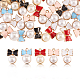 50Pcs 5 Colors Zinc Alloy Enamel Pendants(ENAM-CJ0001-78)-2