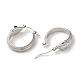 304 Stainless Steel Hoop Earrings(EJEW-C085-03P)-2