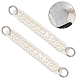 Plastic Imitation Pearl Beaded Chain Bag Handle(FIND-WH0111-170)-1