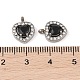 304 pendentifs en zircon cubique en acier inoxydable(STAS-A076-02P-04)-3