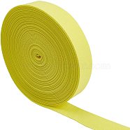 Ultra Wide Thick Flat Elastic Band, Webbing Garment Sewing Accessories, Champagne Yellow, 30mm(EC-WH0016-A-S029)