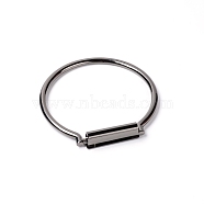 Alloy Bag Handle, Bag Replacement Accessories, Gunmetal, 11x10.5x1.2cm, Inner Diameter: 9x9.15cm(FIND-WH0072-51A)