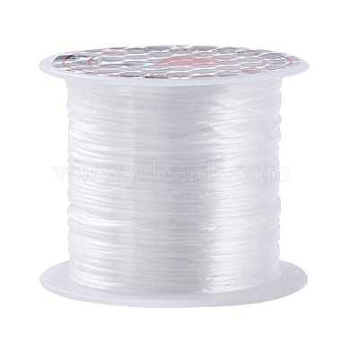 0.8mm White Elastic Fibre Thread & Cord