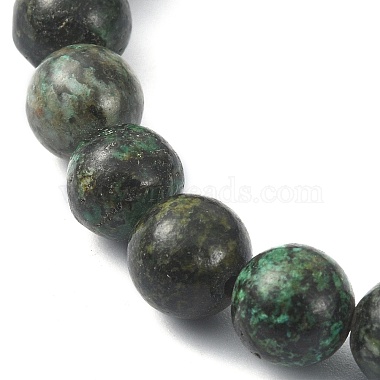 Bracelets extensibles en perles de turquoise africaine naturelle (jaspe) et d'hématite synthétique(BJEW-JB09845-01)-4
