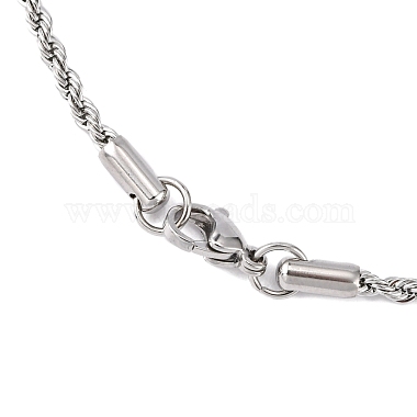 304 из нержавеющей стальной трос цепи ожерелья(STAS-M174-014P-B)-3