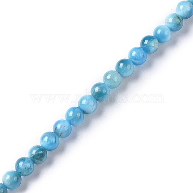 Chapelets de perles en apatite naturelle(G-I254-08F)-2