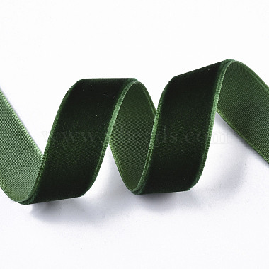5/8 inch Single Face Velvet Ribbon(OCOR-R019-15.9mm-164)-2