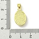 Rack Plating Brass Pave Natural Shell Pendants(KK-A204-01A-05G)-3