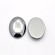 Oval Non-Magnetic Synthetic Hematite Cabochons(G-P061-05-18mm)-1