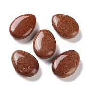 Synthetic Goldstone Beads, Top Drilled, Teardrop, 24x17x6mm,Hole:1.50mm(G-G104-08C)