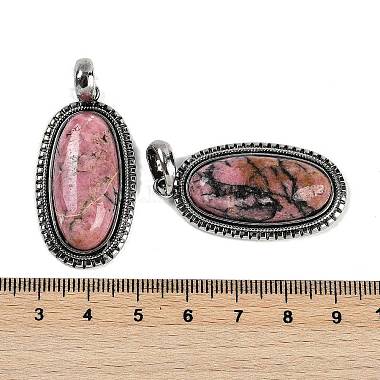 Natural Rhodonite Pendants(G-I370-07AS-03)-3