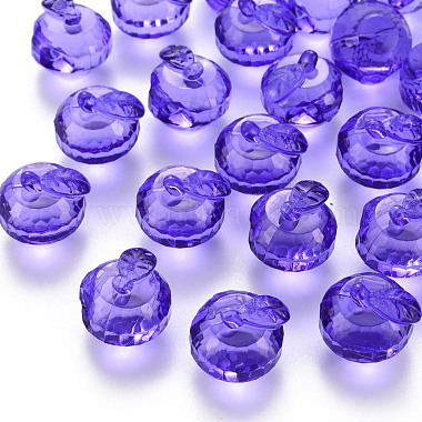 Medium Purple Fruit Acrylic Beads