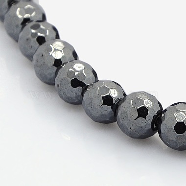 3mm Black Round Non-magnetic Hematite Beads