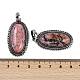 Natural Rhodonite Pendants(G-I370-07AS-03)-3