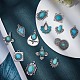 16Pcs 8 Styles Synthetic Turquoise Pendants(FIND-SC0003-47)-4