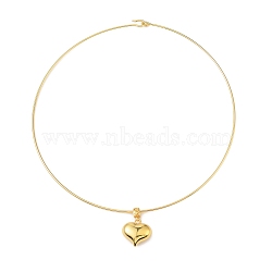 Brass Charm Necklace, Lead Free & Cadmium Free, Real 18K Gold Plated, Real 18K Gold Plated, 6.30 inch(16cm)(BJEW-Q350-04B-G)