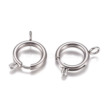 304 Stainless Steel Spring Ring Clasps(STAS-P234-47P)-2