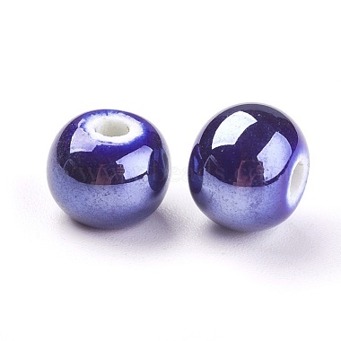 Handmade Porcelain Beads(PORC-D001-10mm-14)-2