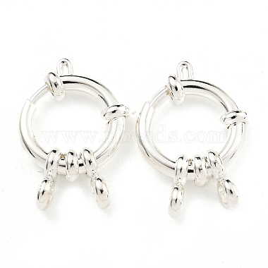 Silver 304 Stainless Steel Spring Ring Clasps