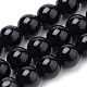 Brins de perles d'onyx noir naturel(G-S259-19-8mm)-1