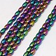 Electroplate Non-magnetic Synthetic Hematite Beads Strands(G-J168-5x3mm-05)-1