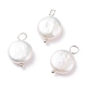 Natural Baroque Pearl Keshi Pearl Pendants(PALLOY-JF01494-02)-1