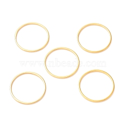 201 Stainless Steel Linking Rings, Round, Golden, 20x1mm(STAS-C030-14C-G)