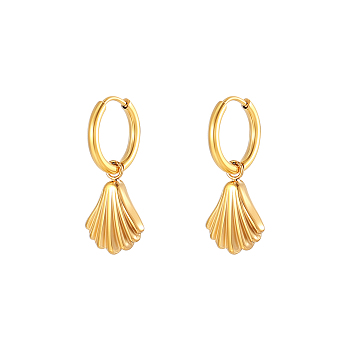 Stylish Stainless Steel Shell Earrings for Women's Daily and Party Outfits