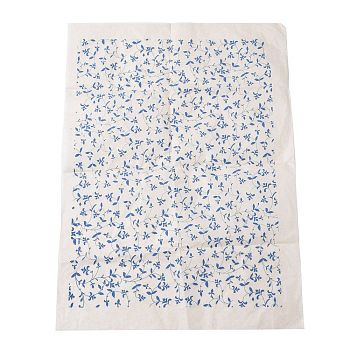 Paper Ceramic Decals, Pottery Ceramics Clay Transfer Paper, Underglaze Flower Paper, Blue and White Porcelain Style, Leaf Pattern, 530x380x0.1mm