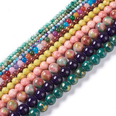Natural Jade Beads Strands(G-H245-04)-5