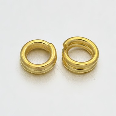 Brass Split Rings(KK-E647-09G-4mm)-2
