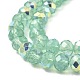 Cuisson des brins de perles de verre transparentes peintes(DGLA-A034-J8mm-B10)-3