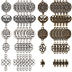 100pcs 10 styles de breloques de connecteur en alliage de style tibétain(FIND-SC0007-87)-1