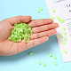 Perles acryliques vertes transparentes(TACR-YW0001-08H)-8