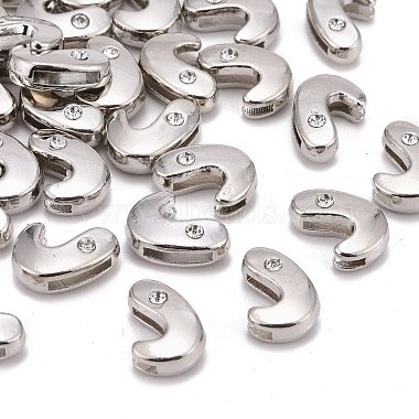 Letter Slider Beads for Watch Band Bracelet Making(X-ALRI-O012-J-NR)-2