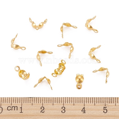 Bouts de perle en laiton(KK-N0070-03G)-4