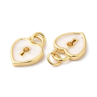 Real 16K Gold Plated Brass Enamel Charms(ZIRC-L103-054G)-3