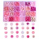 Kits de fabrication de colliers et de bracelets de la série rose à faire soi-même(DIY-CJ0001-76)-1
