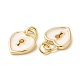 Real 16K Gold Plated Brass Enamel Charms(ZIRC-L103-054G)-3