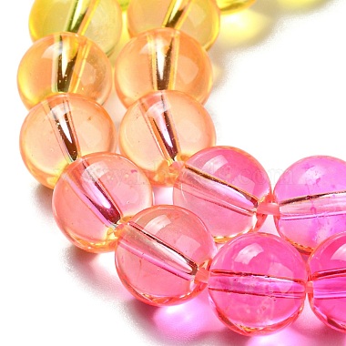 Dyed & Heated Synthetic Quartz Beads Strands(G-P502-01C-05)-4