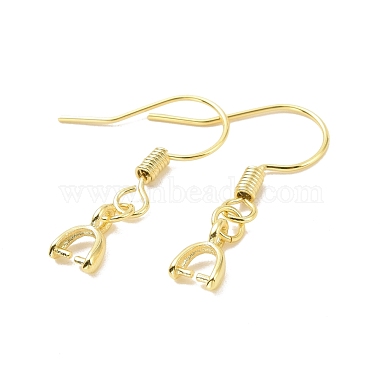 Rack Plating Brass Earring Hooks(KK-F839-025A-G)-2