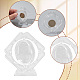 2Pcs Transparent Plastic Rotatable Commemorative Coin Storage Box(DJEW-SP0001-09)-6