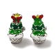 Christmas Theme Alloy Enamel European Beads(PALLOY-D058-01P-01)-1