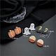Halloween Pumpkin Ghost Boot Wood Stud Earring Sets(EJEW-OY002-05)-4