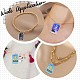 15Pcs 3 Styles Printed Acrylic Pendants(SACR-CJ0001-29)-7