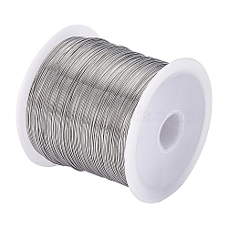 1 Roll Tiger Tail Wire, 316 Surgical Stainless Steel, for Jewelry Making, Stainless Steel Color, 26 Gauge,0.4mm,about 124.67 Feet(38m)/roll(TWIR-BC0001-36E)