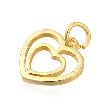 Heart Rack Plating Brass Charms(KK-I716-21A-G)-2