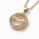304 Stainless Steel Chain Necklaces(NJEW-G335-31G)-2